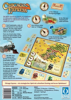  «Настольная игра Queen Games Chicago Express (16216)», бренда Queen Games - фото №3 - миниатюра