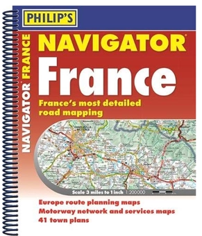 Бумажная книга «Philip's Navigator Road Atlas France : Spiral binding» - фото №1 - миниатюра