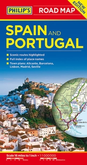 Паперова «Philip's Spain and Portugal Road Map», автора Без автора– фото №1
