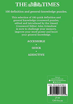 Бумажная книга «The Times Quick Crossword Book 21 : 100 World-Famous Crossword Puzzles from the Times2» - фото №2 - миниатюра