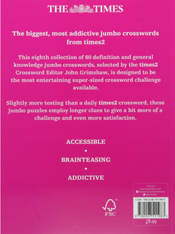 Паперова книга «The Times 2 Jumbo Crossword Book 8 : 60 Large General-Knowledge Crossword Puzzles» - фото №2 - мініатюра