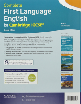 Бумажная книга «Complete First Language English for Cambridge IGCSE: Print & Online Student Book Pack», автор Джейн Арредондо - фото №2 - миниатюра