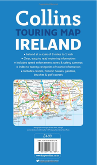 Бумажная книга «Collins Ireland Touring Map» - фото №2 - миниатюра