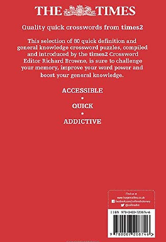 Бумажная книга «The Times Quick Crossword Book 11 : 80 World-Famous Crossword Puzzles from the Times2» - фото №3 - миниатюра