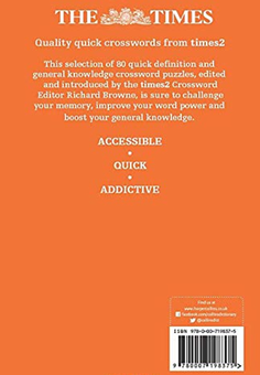 Бумажная книга «The Times Quick Crossword Book 9 : 80 World-Famous Crossword Puzzles from the Times2» - фото №2 - миниатюра
