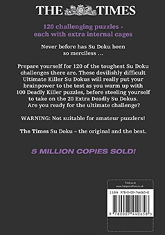 Бумажная книга «The Times Ultimate Killer Su Doku Book 3 : 120 Challenging Puzzles from the Times» - фото №2 - миниатюра