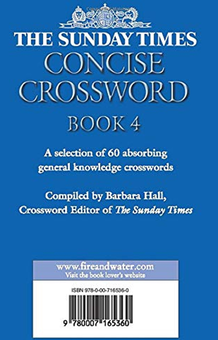 Бумажная книга «The Sunday Times Concise Crossword Book 4» - фото №2 - миниатюра