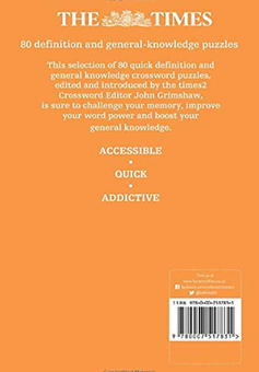 Бумажная книга «The Times Quick Crossword Book 18 : 80 World-Famous Crossword Puzzles from the Times2», автор Джон Гримшоу - фото №2 - миниатюра