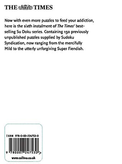Паперова книга «The Times Su Doku Book 6 : 150 Challenging Puzzles from the Times» - фото №2 - мініатюра