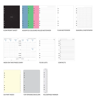  «Органайзер Filofax Finsbury A5 Vista Blue (20-029500)», бренда Filofax - фото №4 - миниатюра