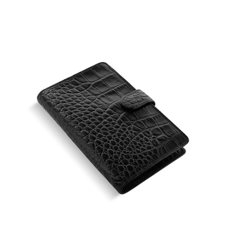  «Органайзер Filofax Classic Croc Compact Ebony (20-026073)», бренда Filofax - фото №2 - миниатюра