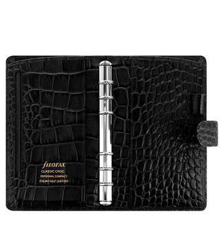  «Органайзер Filofax Classic Croc Compact Ebony (20-026073)», бренда Filofax - фото №3 - миниатюра
