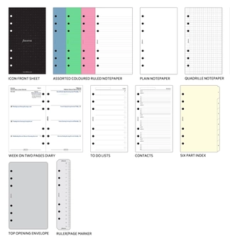  «Органайзер Filofax Finsbury Personal Vista Blue (20-029501)», бренда Filofax - фото №4 - миниатюра