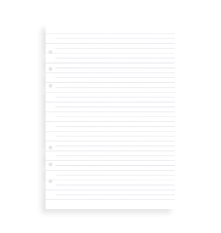  «Комплект бланків для органайзера Filofax Clipbook в лінію A5 white (345003-1)», бренду Filofax - фото №3 - мініатюра