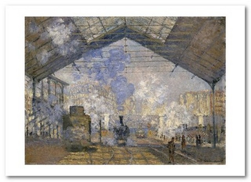 «Открытка Claude Monet - The Saint-Lazare Station (CM100)», бренда Artistic Card - фото №1 - миниатюра