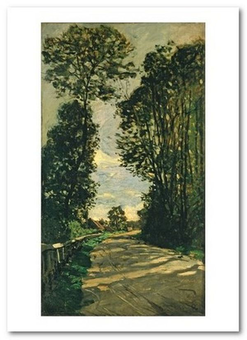 «Открытка Claude Monet - Walk. Road of the Farm Saint-Siméo (CM107)», бренда Artistic Card - фото №1 - миниатюра