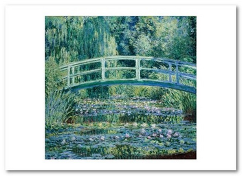 «Открытка Claude Monet - Water Lilies and Japanese Bridge (CM109)», бренда Artistic Card - фото №1 - миниатюра