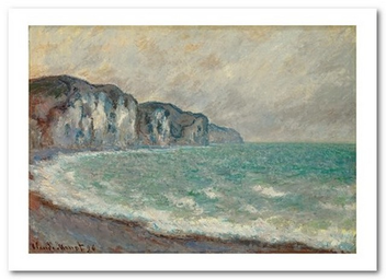  «Открытка Claude Monet - Cliff at Pourville (CM117)», бренда Artistic Card - фото №1 - миниатюра