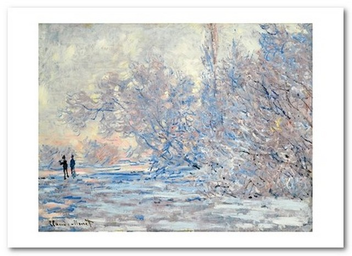 «Открытка Claude Monet - Frost in Giverny (CM126)», бренда Artistic Card - фото №1 - миниатюра
