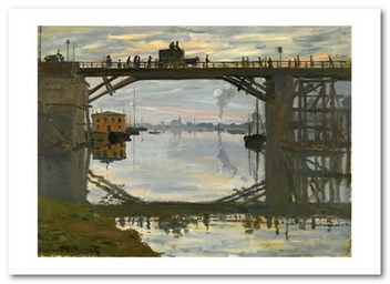  «Открытка Claude Monet - The Wooden Bridge (CM129)», бренда Artistic Card - фото №1 - миниатюра