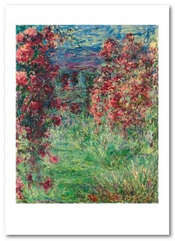 «Открытка Claude Monet - The House in the Roses (CM144)», бренда Artistic Card - фото №1 - миниатюра