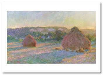«Открытка Claude Monet - Stacks of Wheat (CM149)», бренда Artistic Card - фото №1 - миниатюра