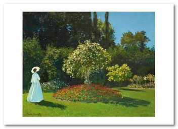 «Открытка Claude Monet - Lady in the Garden (CM151)», бренда Artistic Card - фото №1 - миниатюра