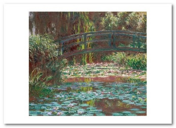 «Открытка Claude Monet - Water Lily Pond (CM157)», бренда Artistic Card - фото №1 - миниатюра