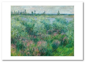 «Открытка Claude Monet - Banks of the Seine, Vétheuil (CM160)», бренда Artistic Card - фото №1 - миниатюра