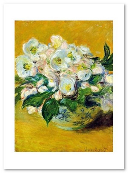  «Открытка Claude Monet - Christmas Roses (CM185)», бренда Artistic Card - фото №1 - миниатюра