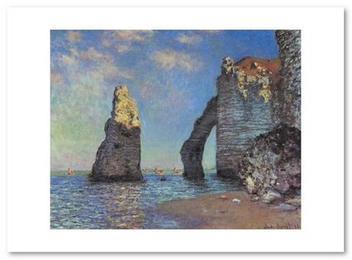  «Открытка Claude Monet - The Cliffs at Etretat (CM188)», бренда Artistic Card - фото №1 - миниатюра