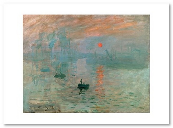  «Открытка Claude Monet - Impression, Sunrise (CM191)», бренда Artistic Card - фото №1 - миниатюра