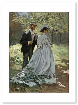  «Открытка Claude Monet - Bazille and Camille (CM194)», бренда Artistic Card - фото №1 - миниатюра