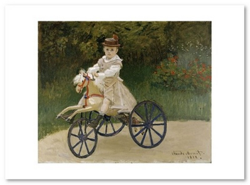  «Открытка Claude Monet - Jean Monet on his Hobby Horse (CM195)», бренда Artistic Card - фото №1 - миниатюра