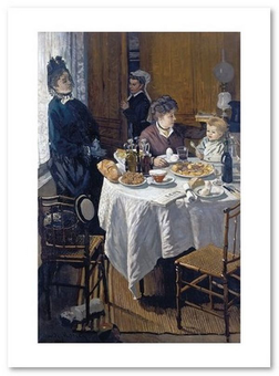 «Открытка Claude Monet - The Luncheon (CM197)», бренда Artistic Card - фото №1 - миниатюра