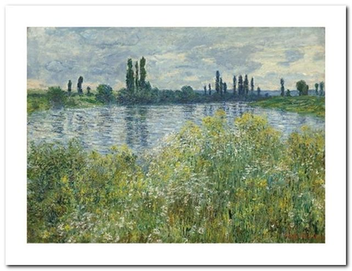 «Открытка Claude Monet - Banks of the Seine, Vetheuil (CM19)», бренда Artistic Card - фото №1 - миниатюра
