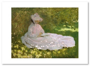  «Открытка Claude Monet - Springtime (CM200)», бренда Artistic Card - фото №1 - миниатюра