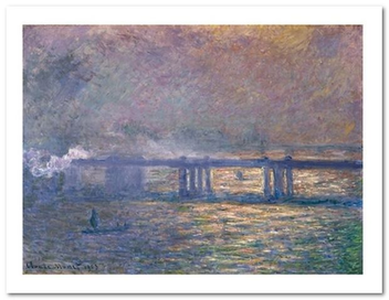 «Открытка Claude Monet - Charing Cross Bridge (CM20)», бренда Artistic Card - фото №1 - миниатюра