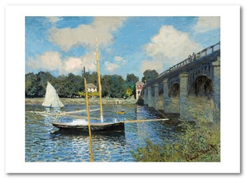 «Открытка Claude Monet - The Bridge at Argenteuil (CM37)», бренда Artistic Card - фото №1 - миниатюра