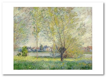 «Открытка Claude Monet - The Willows (CM43)», бренда Artistic Card - фото №1 - миниатюра