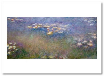  «Открытка Claude Monet - Water Lilies (CM45)», бренда Artistic Card - фото №1 - миниатюра