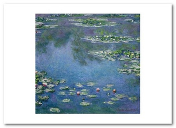 «Открытка Claude Monet - Water Lilies (CM46)», бренда Artistic Card - фото №1 - миниатюра