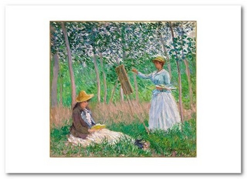  «Открытка Claude Monet - In the Woods at Giverny (CM52)», бренда Artistic Card - фото №1 - миниатюра
