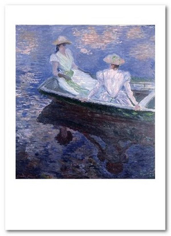 «Открытка Claude Monet - On the Boat (CM53)», бренда Artistic Card - фото №1 - миниатюра