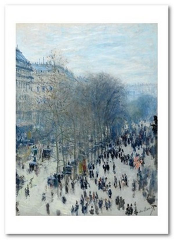«Листівка Claude Monet - Boulevard des Capucines (CM59)», бренду Artistic Card - фото №1 - мініатюра