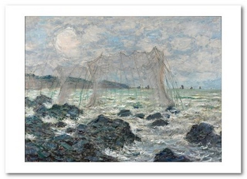 «Открытка Claude Monet - Fishing Nets at Pourville (CM65)», бренда Artistic Card - фото №1 - миниатюра