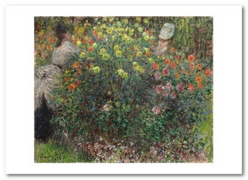 «Открытка Claude Monet - Ladies in Flowers (CM72)», бренда Artistic Card - фото №1 - миниатюра