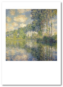 «Листівка Claude Monet - Poplars on the Epte (CM77)», бренду Artistic Card - фото №1 - мініатюра