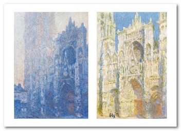 «Открытка Claude Monet - Rouen Cathedral, the Portal and the tour d Albane, Morning Effect (CM85)», бренда Artistic Card - фото №1 - миниатюра