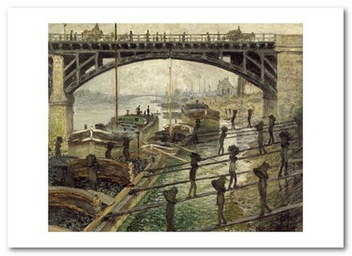 «Открытка Claude Monet - The Coalmen (CM92)», бренда Artistic Card - фото №1 - миниатюра